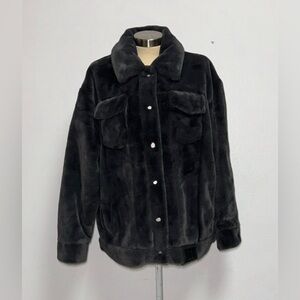 UGG FRANKIE FAUX FUR TRUCKER JACKET